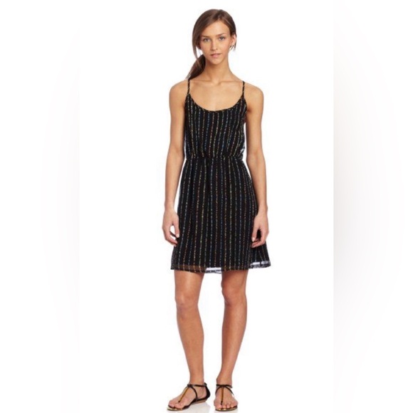 Roxy Dresses & Skirts - Roxy Black Dress with Multicolor Stripesp: Eligible 3/$25!